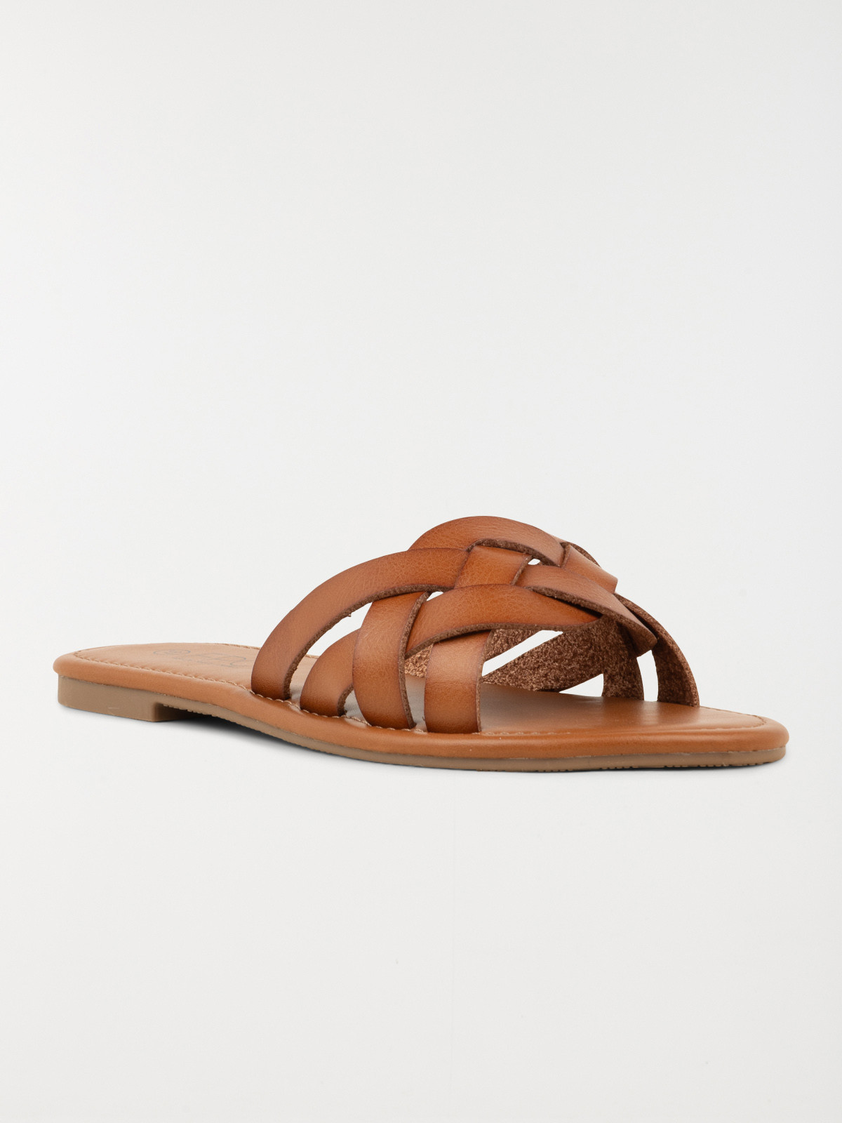 Mule brides croisées femme tan (37-42) Mule brides croisées femme tan (37-42)