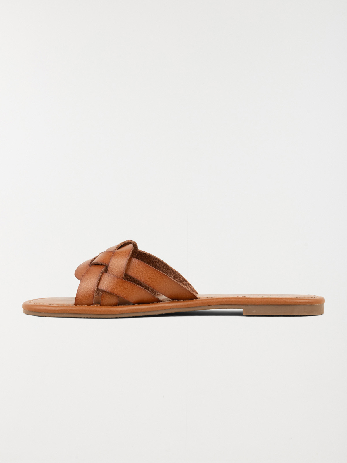 Mule brides croisées femme tan (37-42) Mule brides croisées femme tan (37-42)