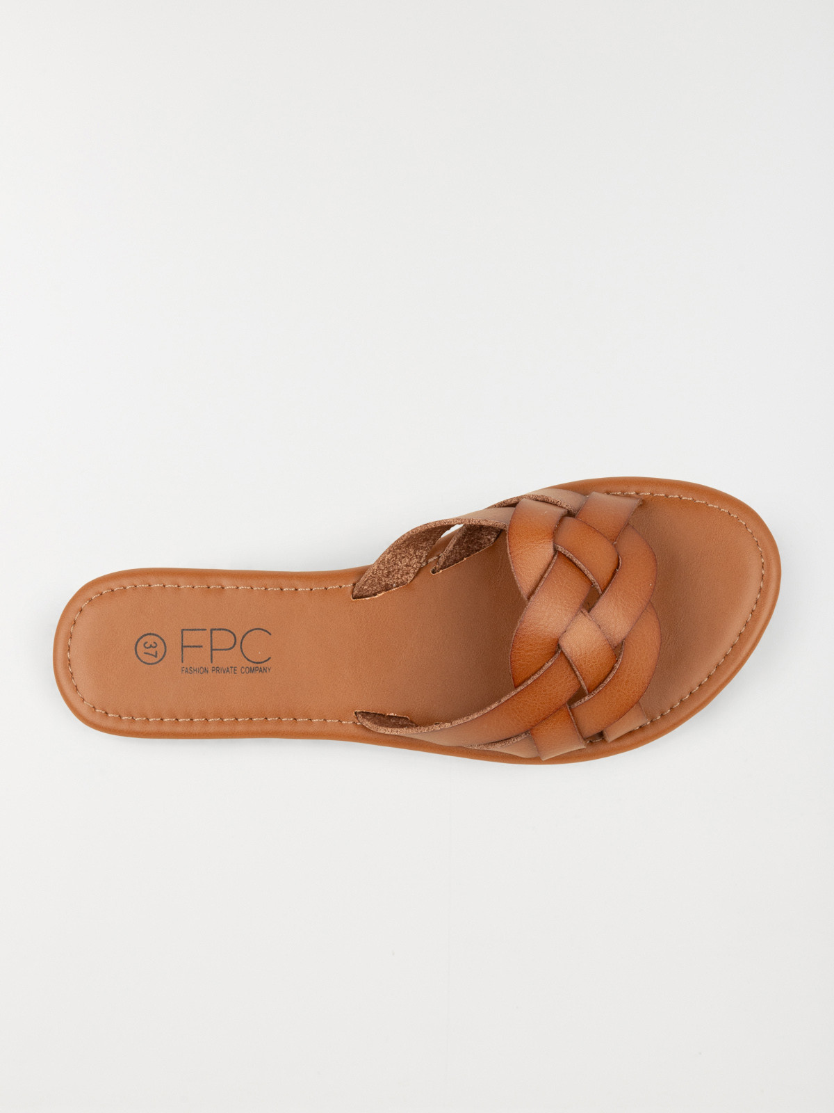 Mule brides croisées femme tan (37-42) Mule brides croisées femme tan (37-42)