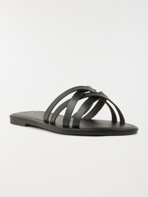 Mule brides entrecroisées femme (37-42)