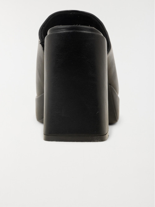 Mules à talons noires femme (36-40) Mules à talons noires femme (36-40)