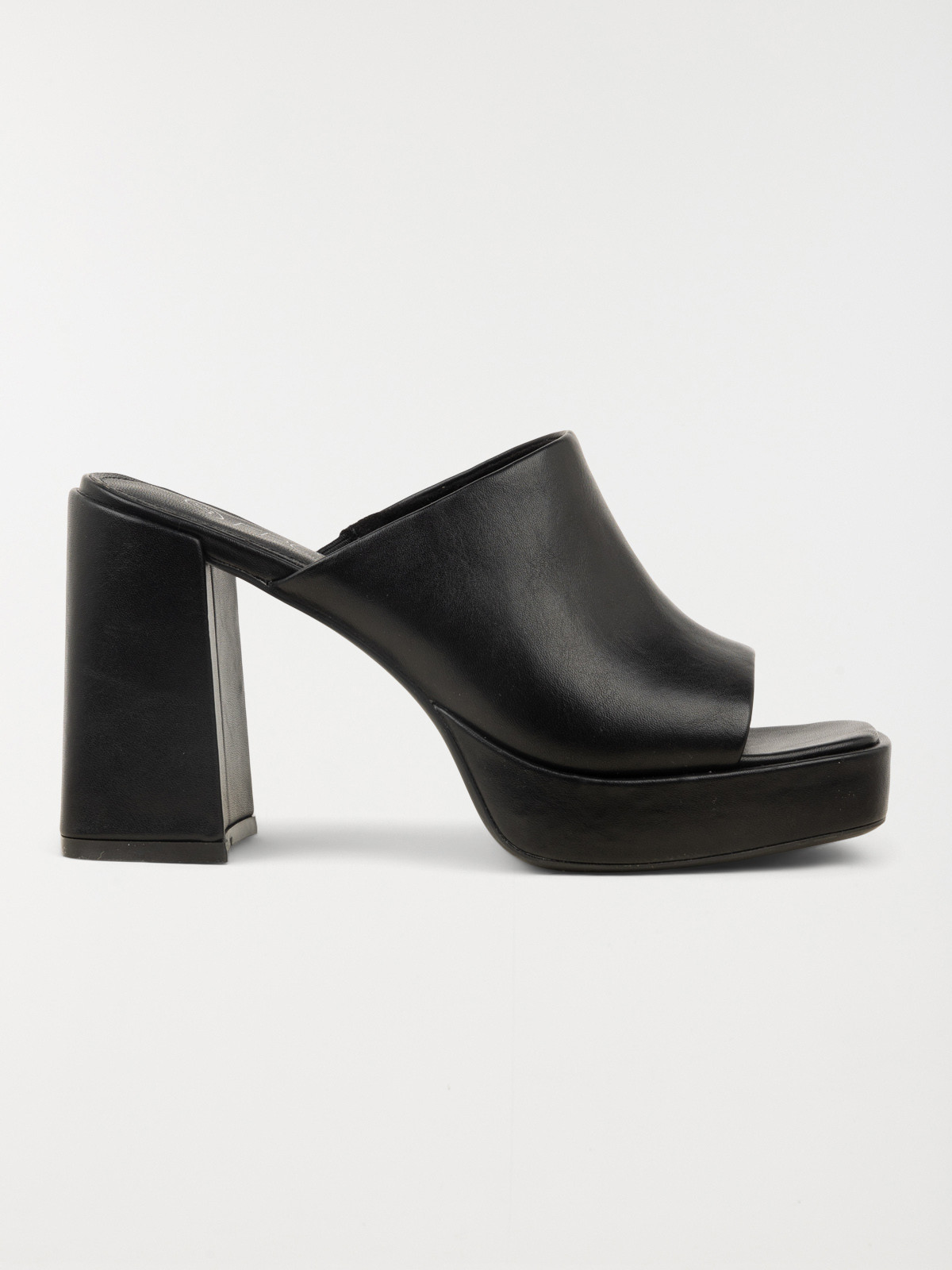 Mules à talons noires femme (36-40)
