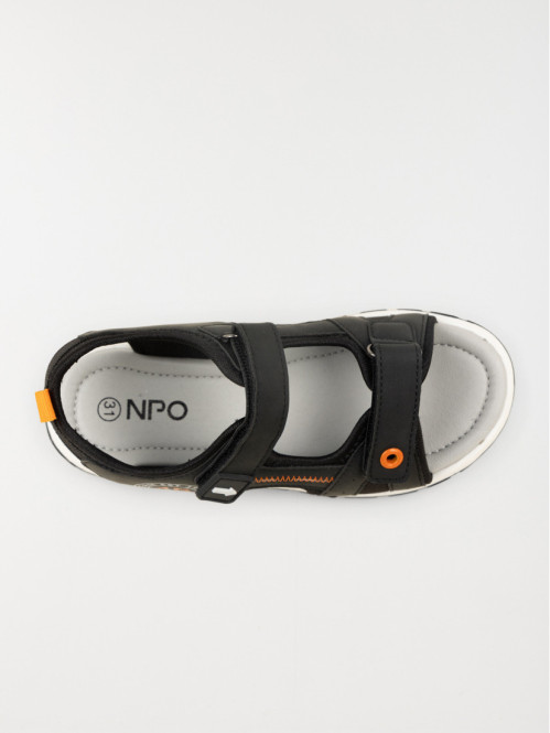 Sandales scratchs noir garçon (31-35)