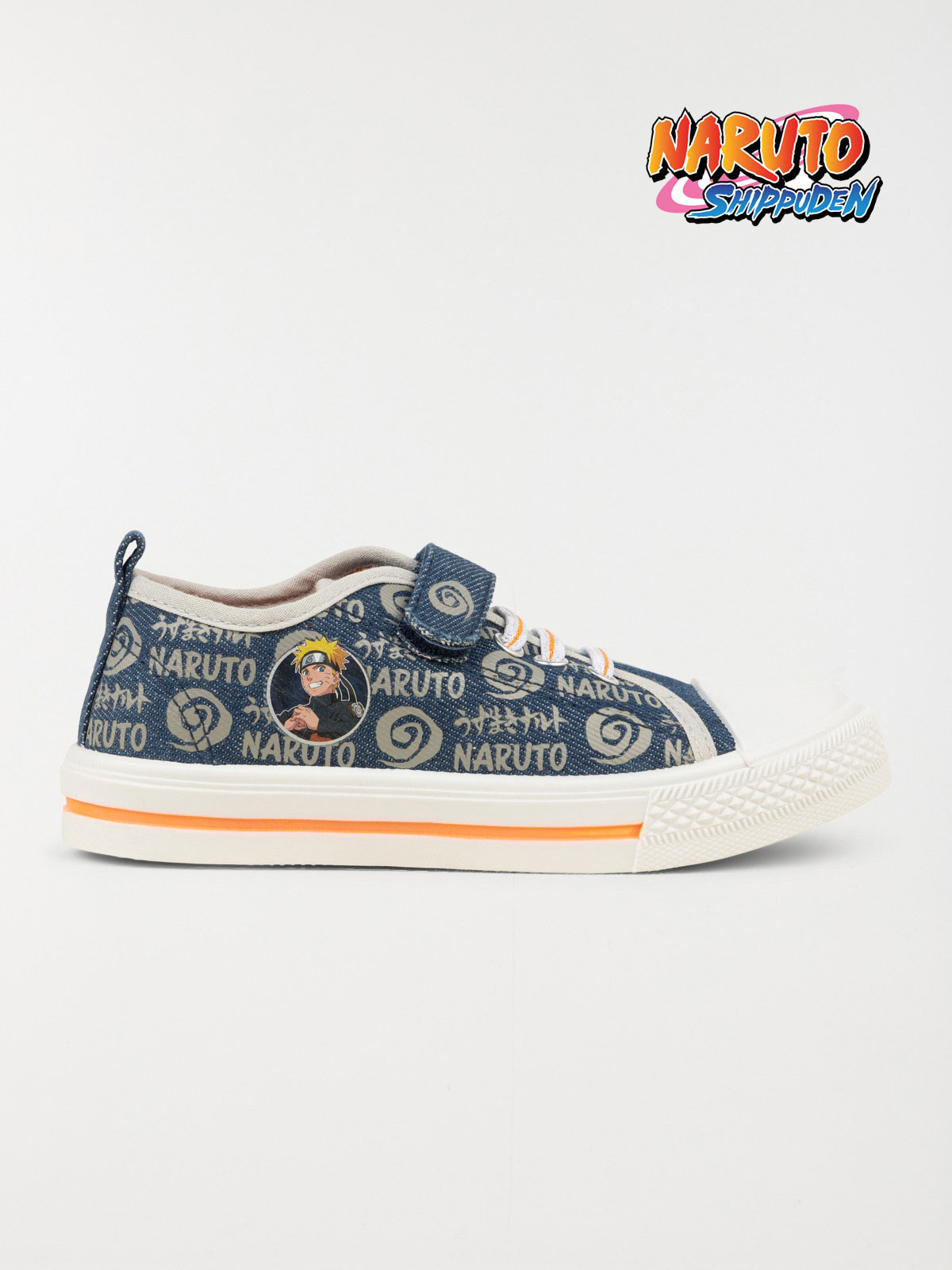 Basket Naruto bleu jean garçon (31-35)
