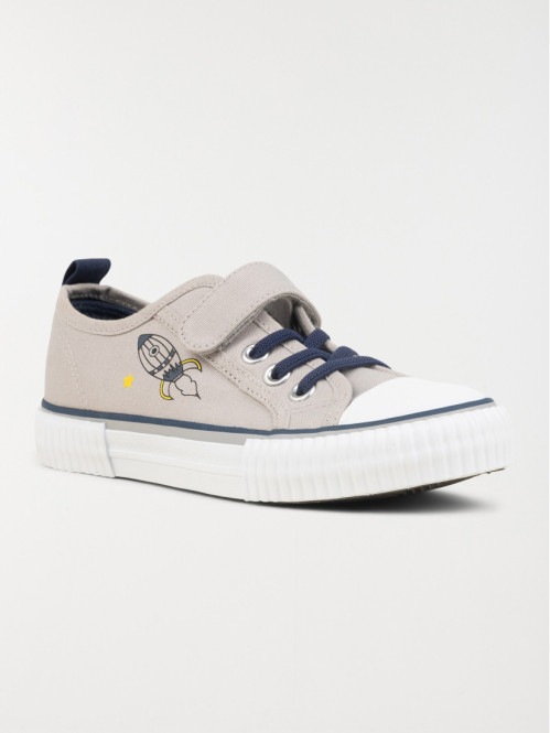 Tennis toile fusée garçon (31-35)