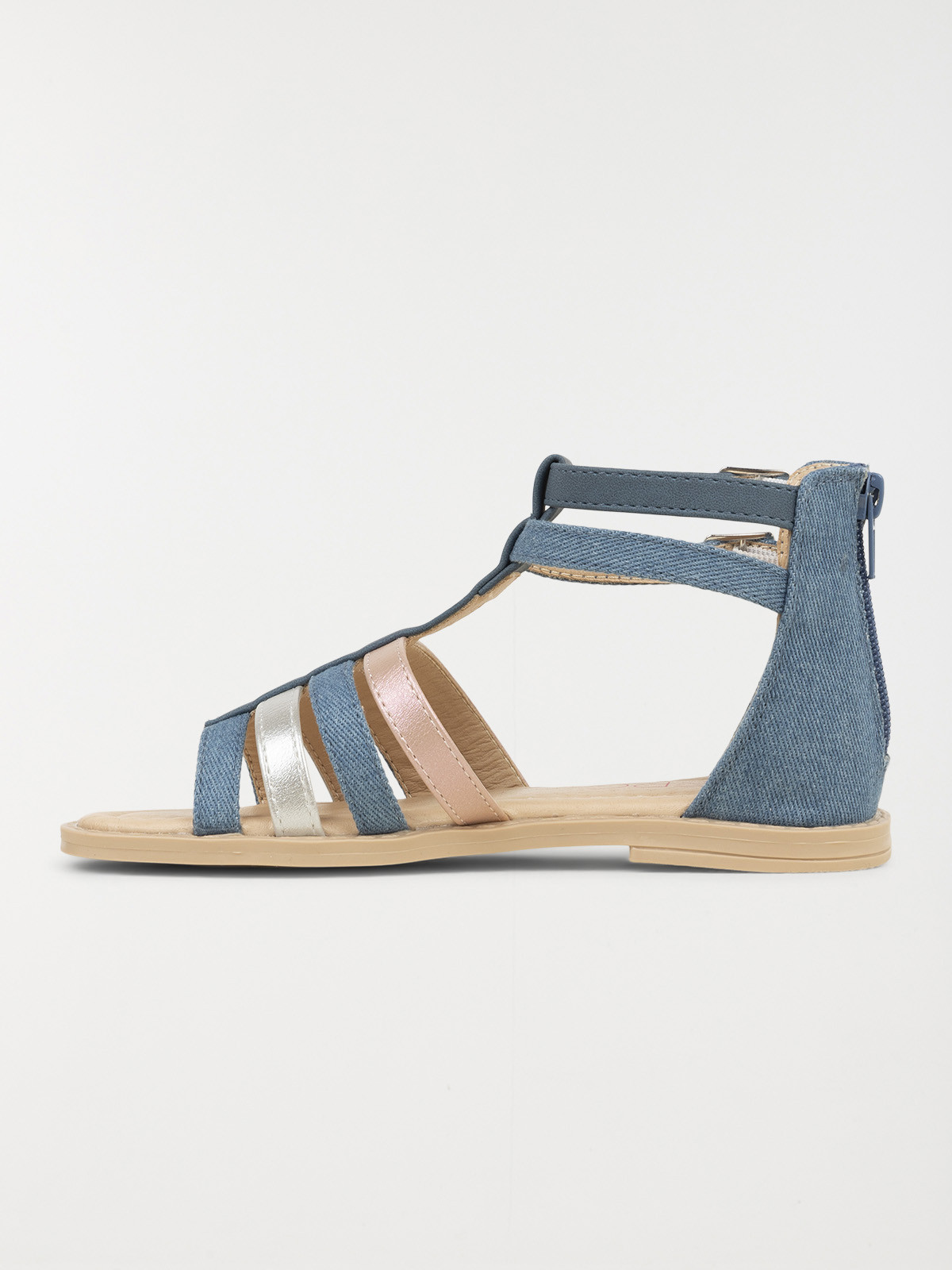 Sandale montante bleue fille (31-35)