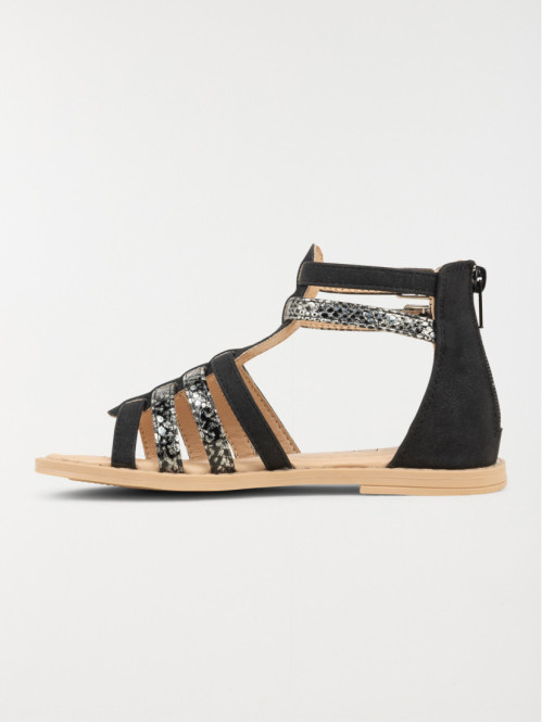 Sandales montantes noires...