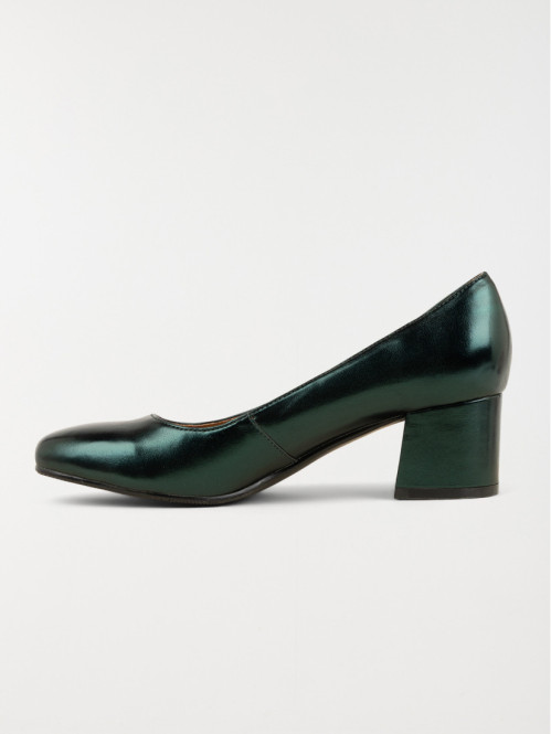 Escarpins coloris kaki...