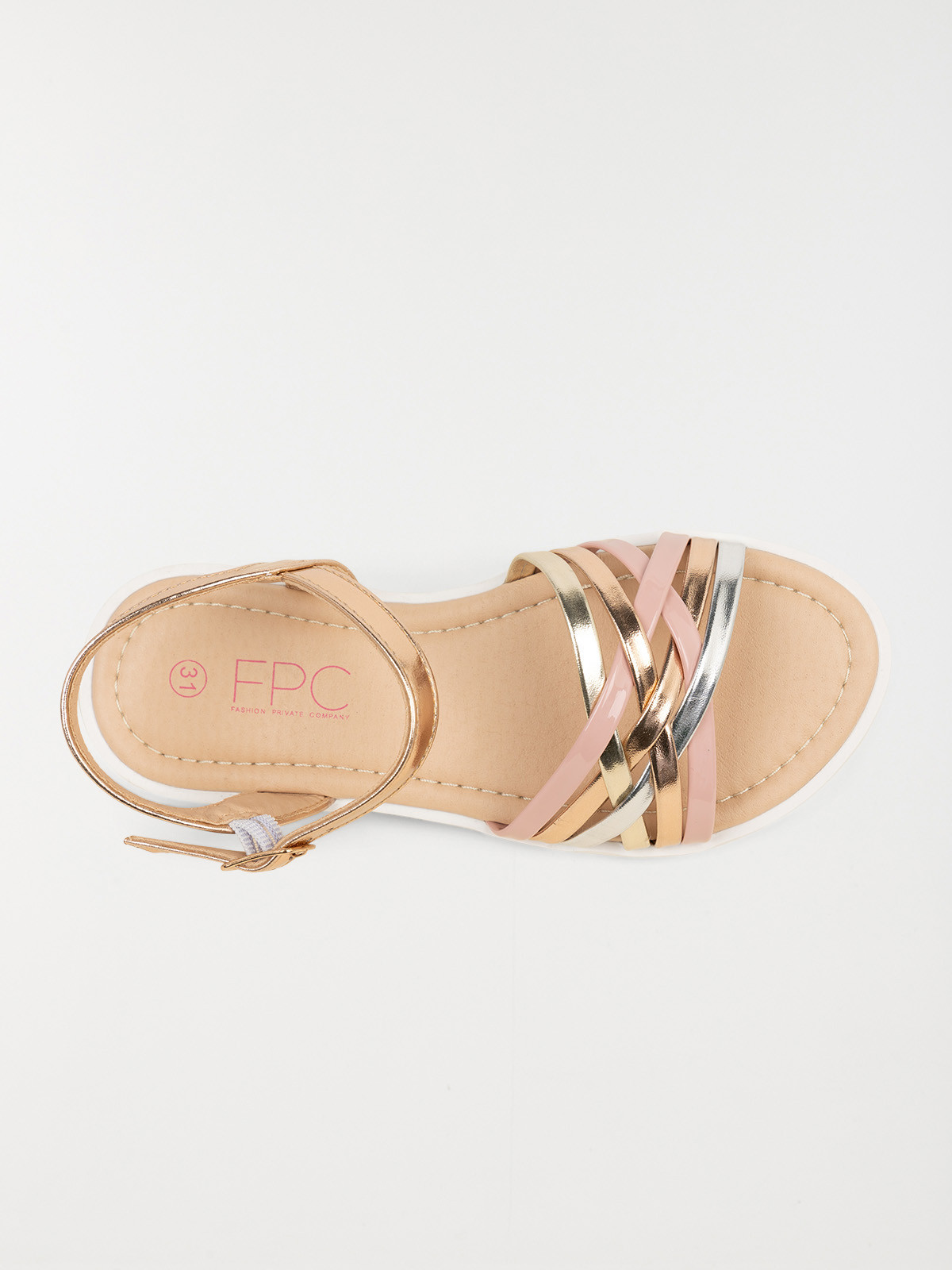 Sandales fille brides croisées (31-35)