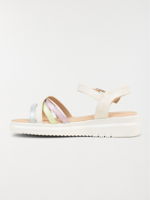 Sandales brides colorées...