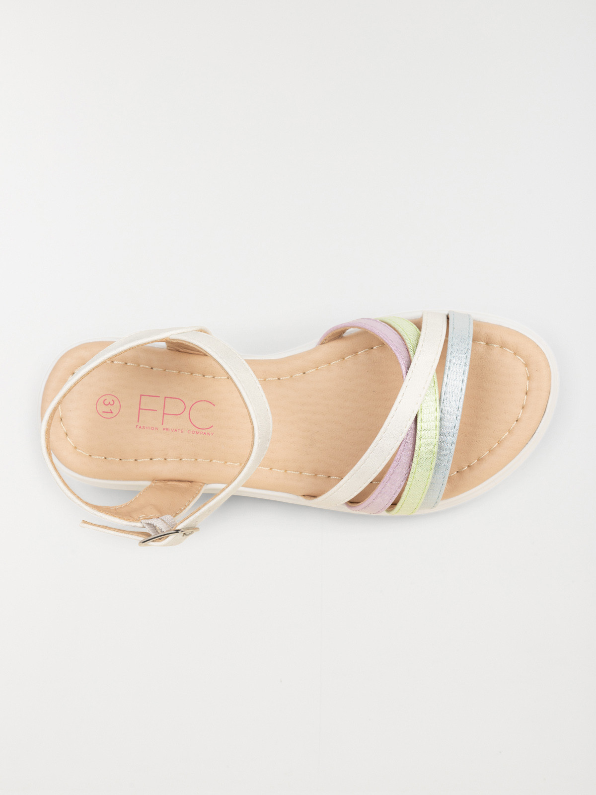 Sandales brides colorées fille (31-37)