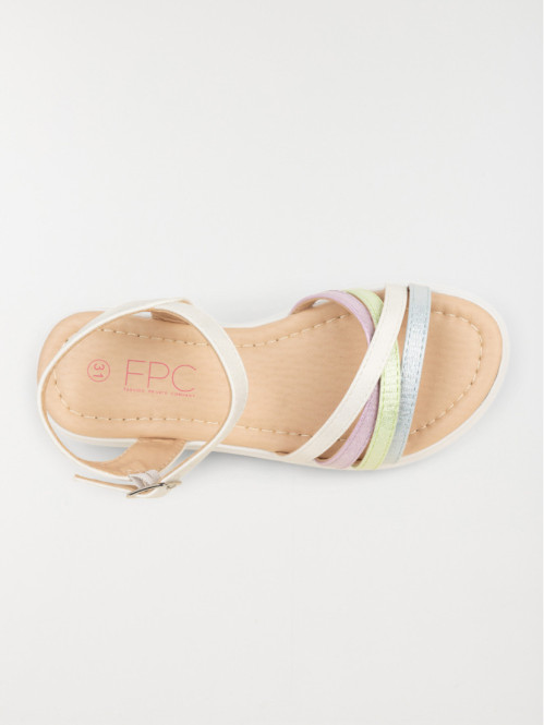 Sandales brides colorées...