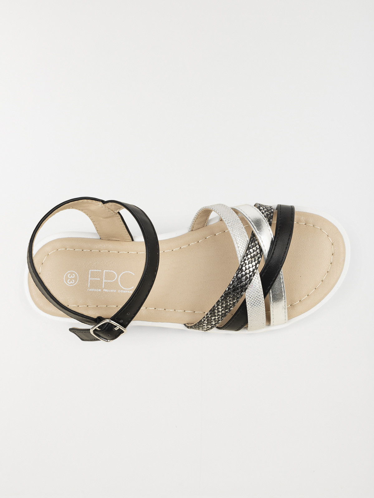 Sandales brides croisées fille (33-38) Sandales brides croisées fille (33-38)