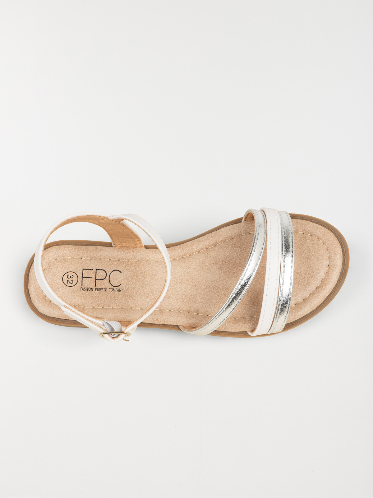 Sandales blanches fille (32-37) Sandales blanches fille (32-37)