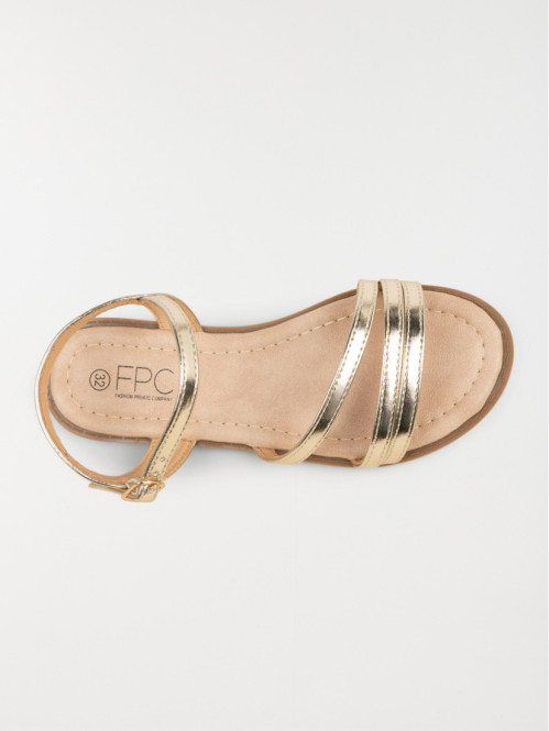 Sandales dorées fille (32-37)