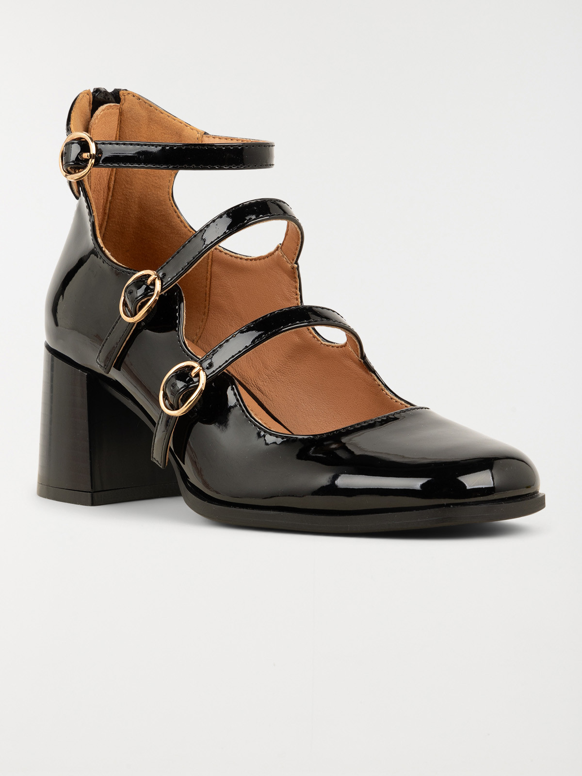 Escarpins vernis noirs femme (36-41)