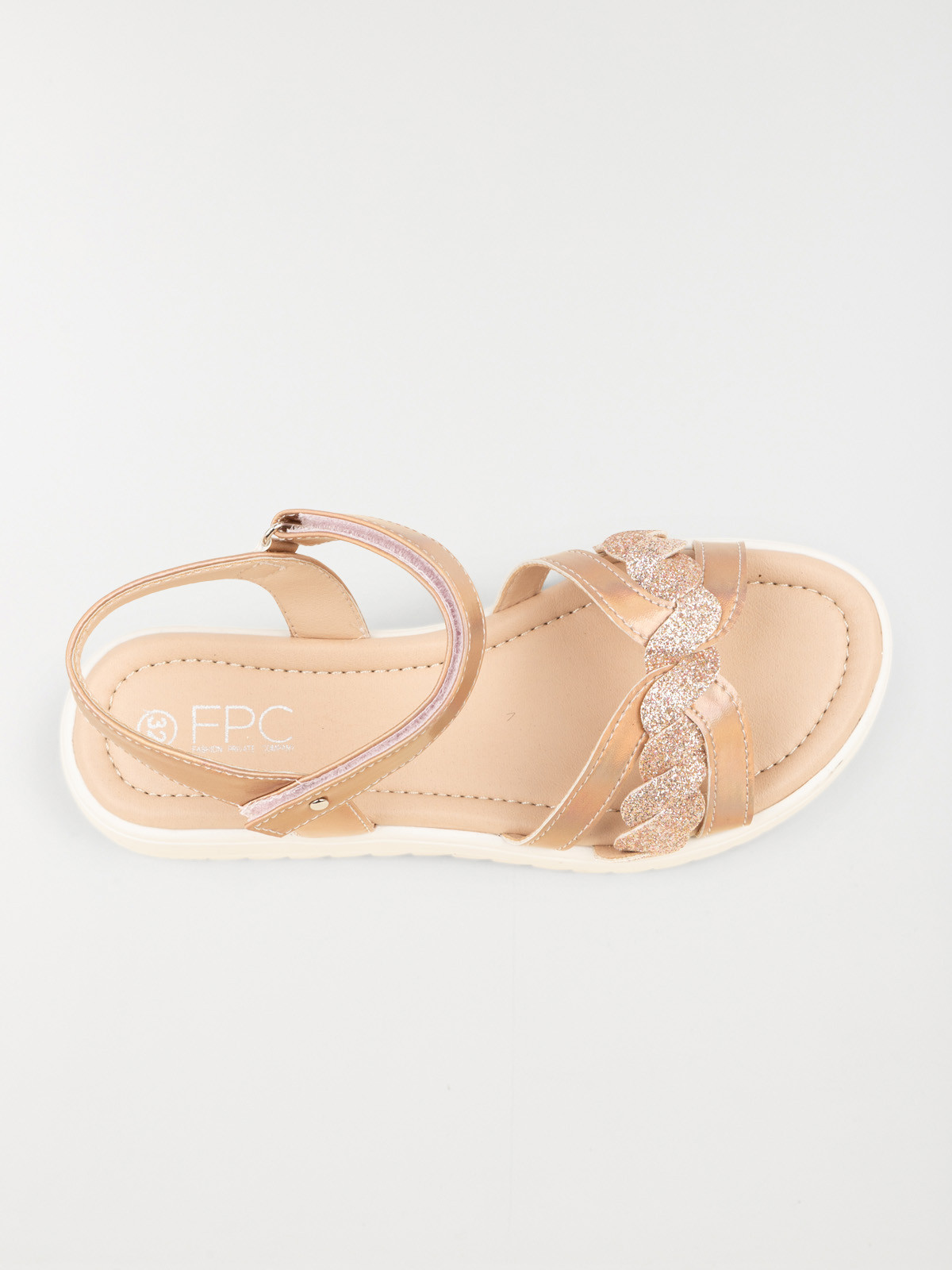 Sandales bride pailletée fille (31-36) Sandales bride pailletée fille (31-36)