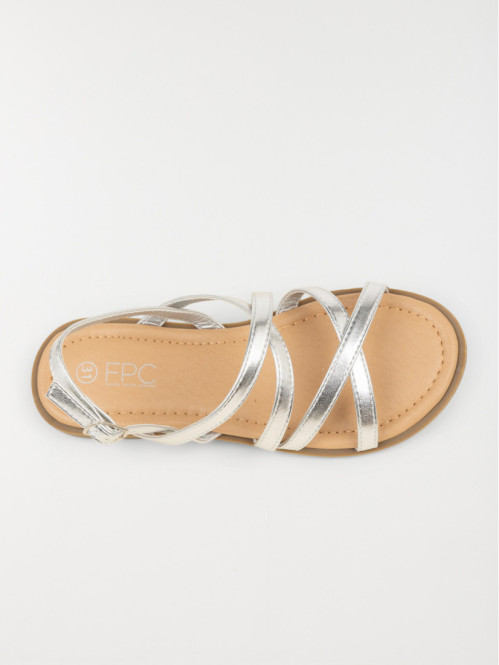 Sandales argentées fille (31-35)
