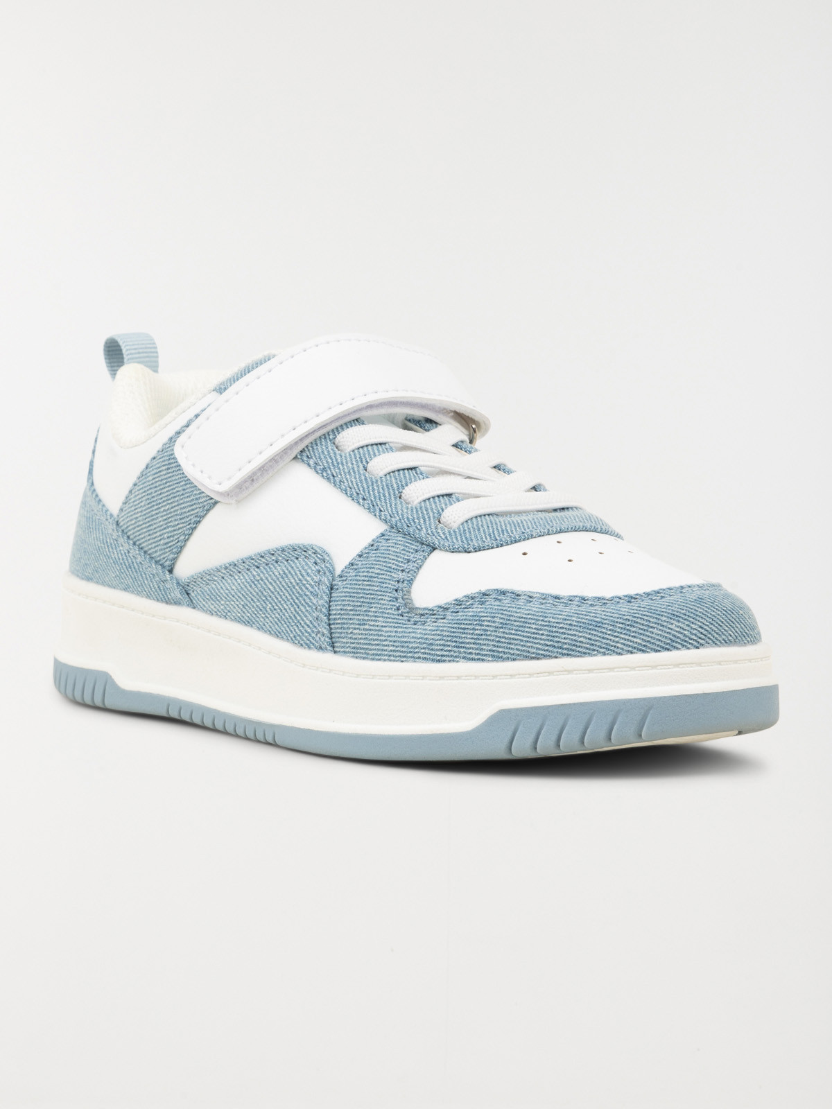 Baskets blanches et bleues fille (31-37)