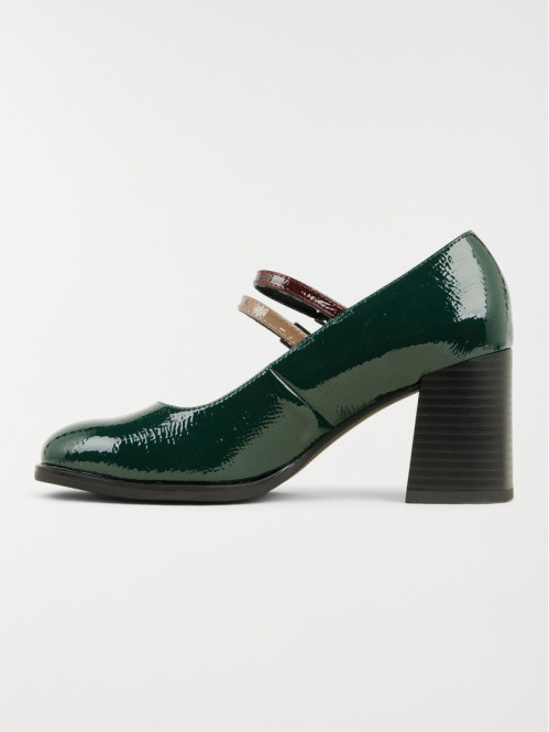 Escarpins vernis verts femme (36-41)