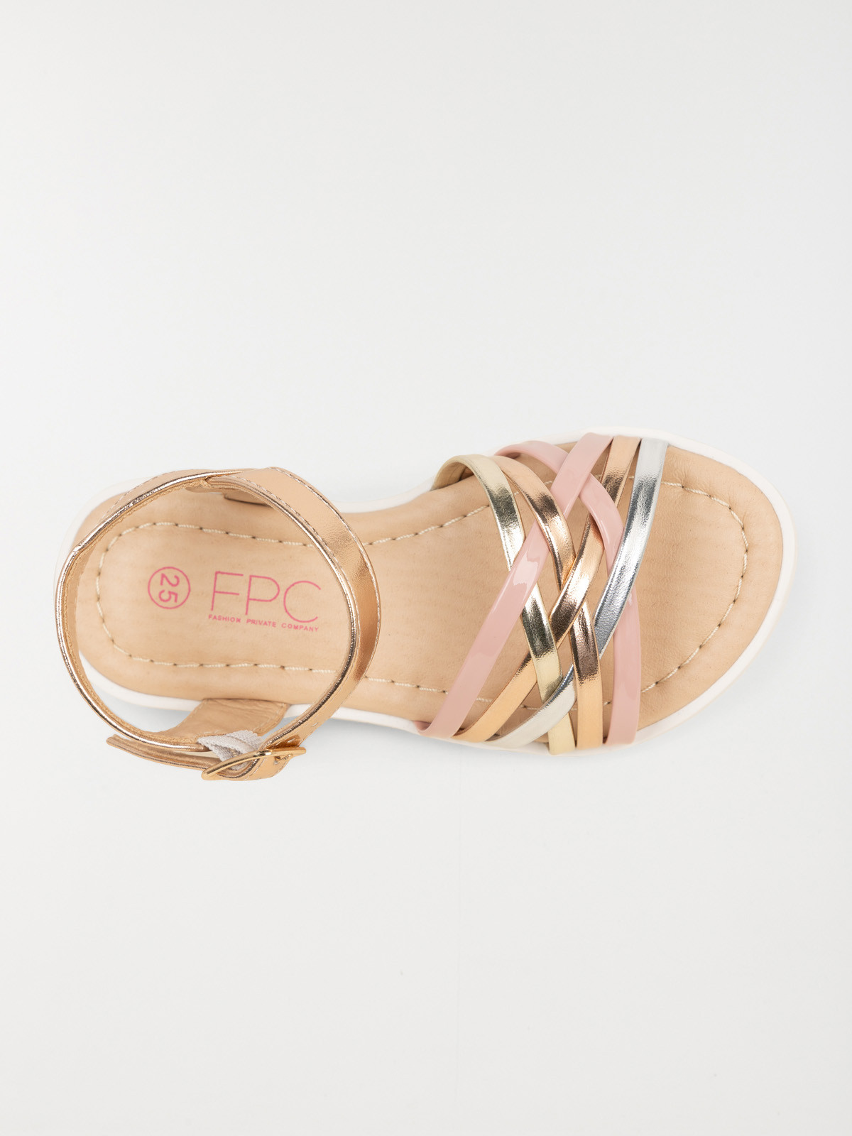 Sandales fille brides croisées (25-30) Sandales fille brides croisées (25-30)