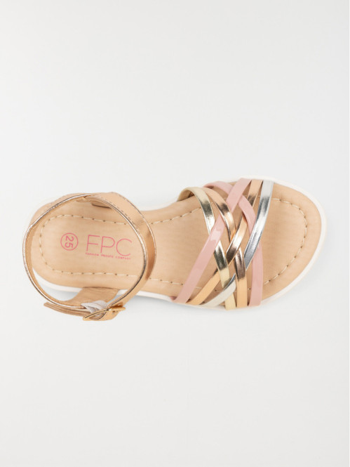 Sandales fille brides croisées (25-30) Sandales fille brides croisées (25-30)