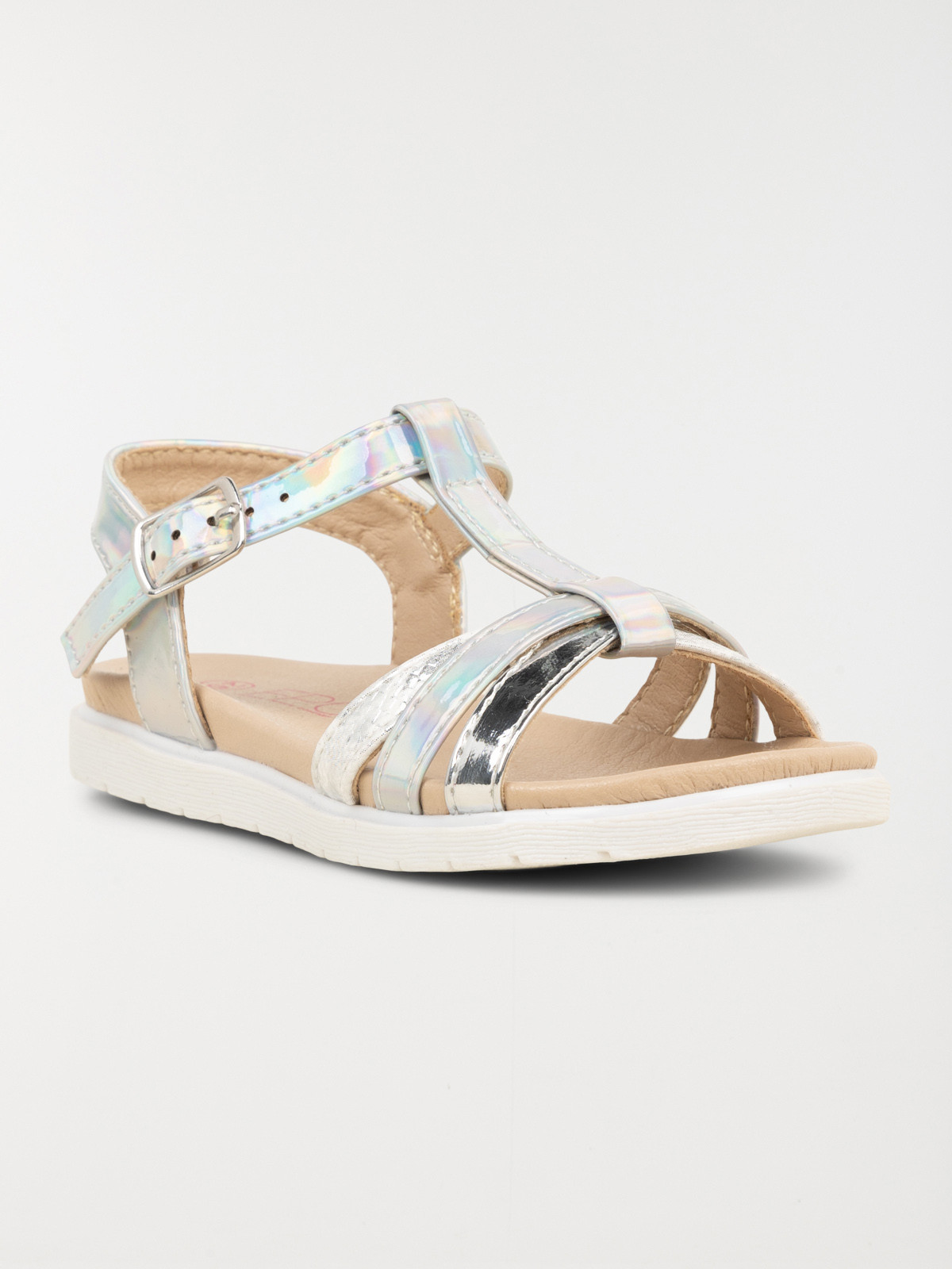 Sandales argentées fille (24-30)
