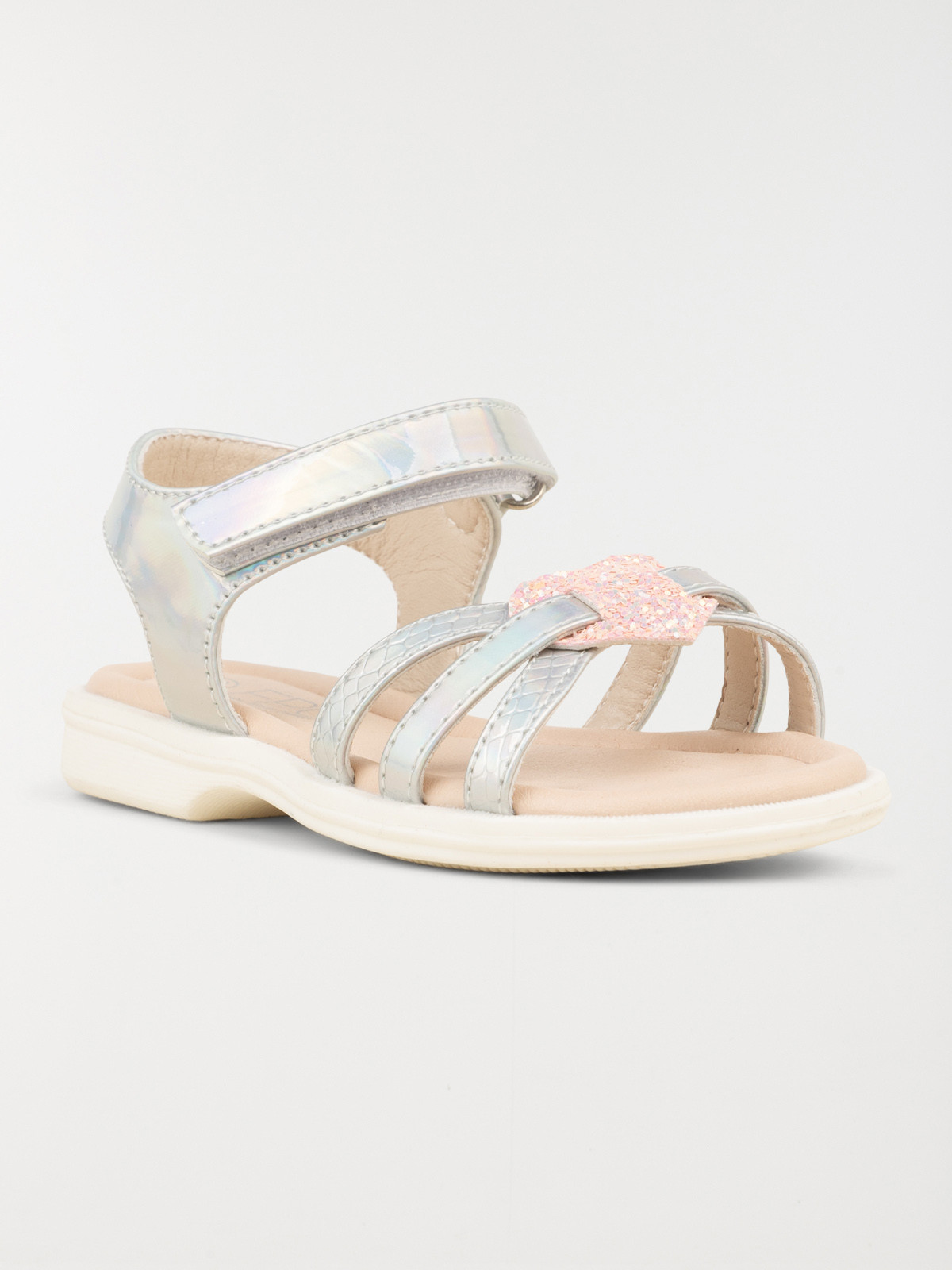 Sandales coeur pailleté fille (25-30) Sandales coeur pailleté fille (25-30)