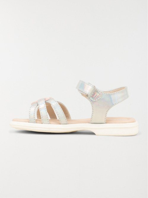 Sandales coeur pailleté fille (25-30) Sandales coeur pailleté fille (25-30)