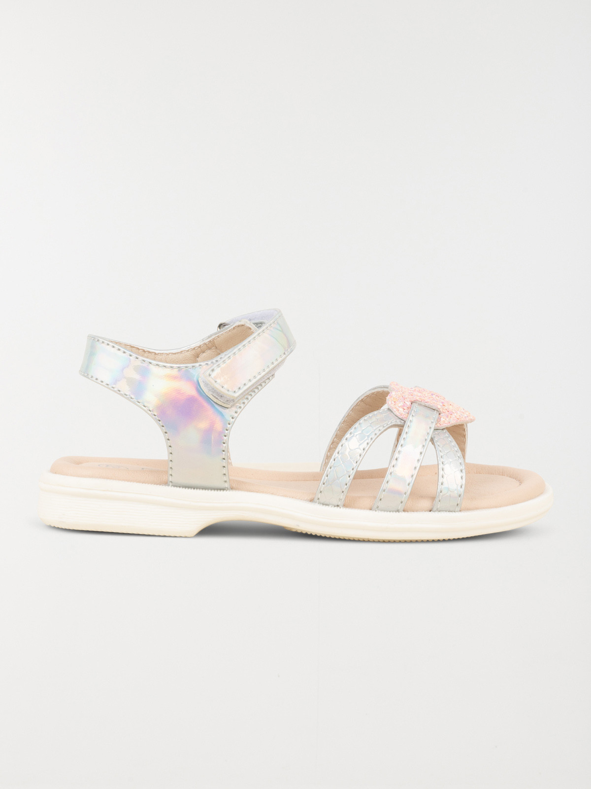 Sandales coeur pailleté fille (25-30)