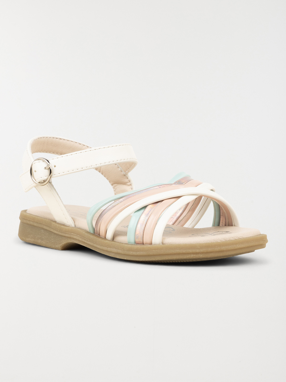 Sandales brides colorées fille (25-30) Sandales brides colorées fille (25-30)