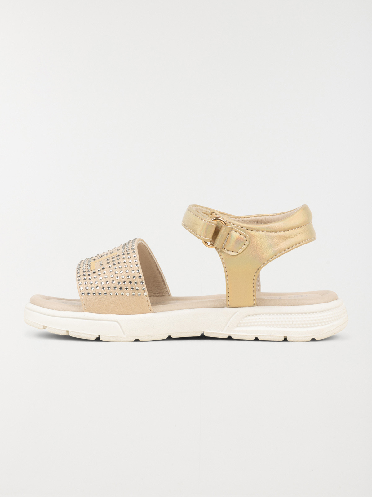 Sandales dorées strass fille (25-30)