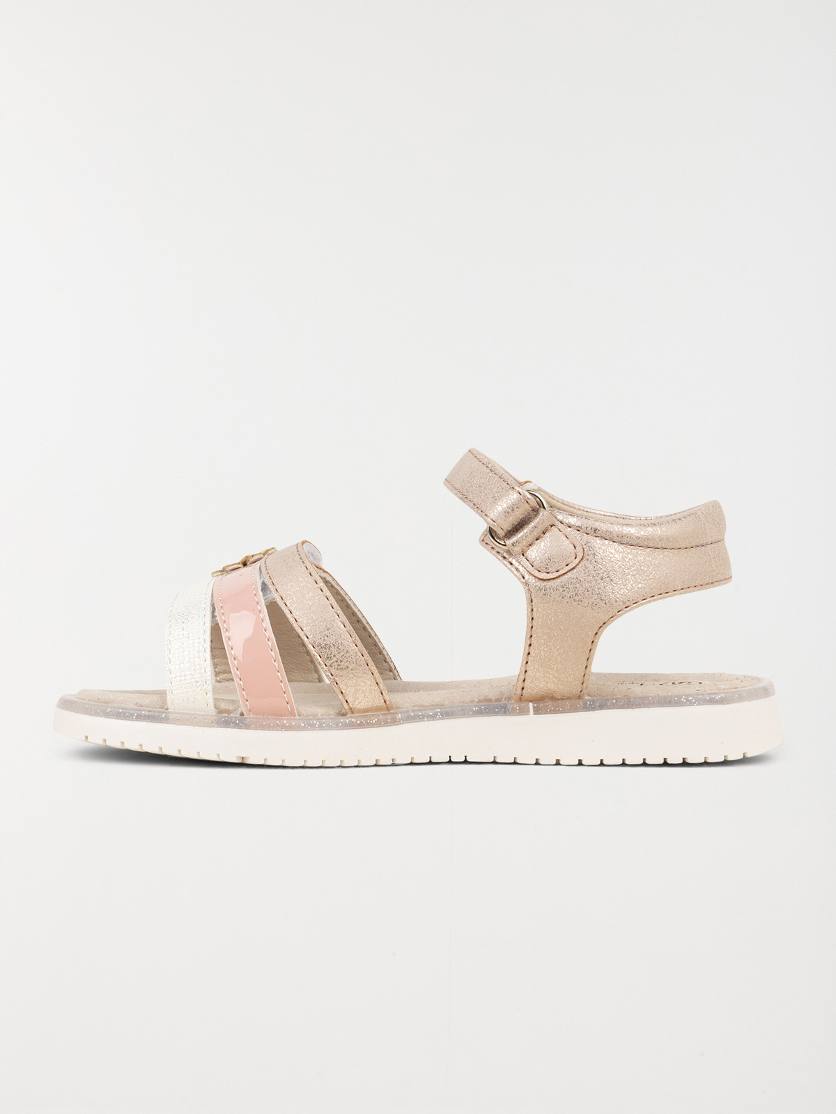 Sandales roses fleur 3D fille (24-30)