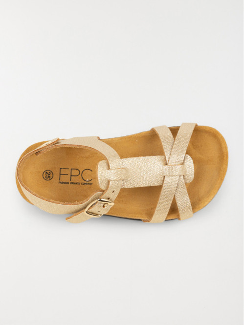 Sandales dorées fille (24-29)