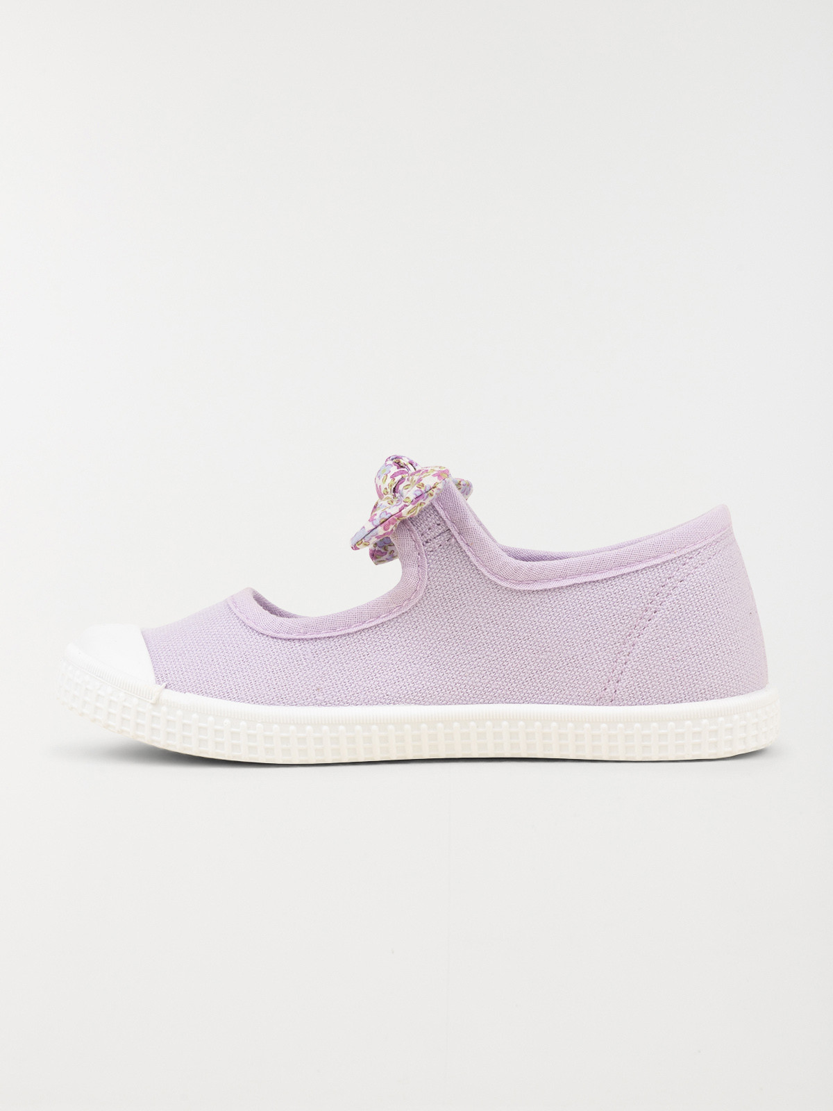 Tennis lilas toile noeud fille (24-30) Tennis lilas toile noeud fille (24-30)