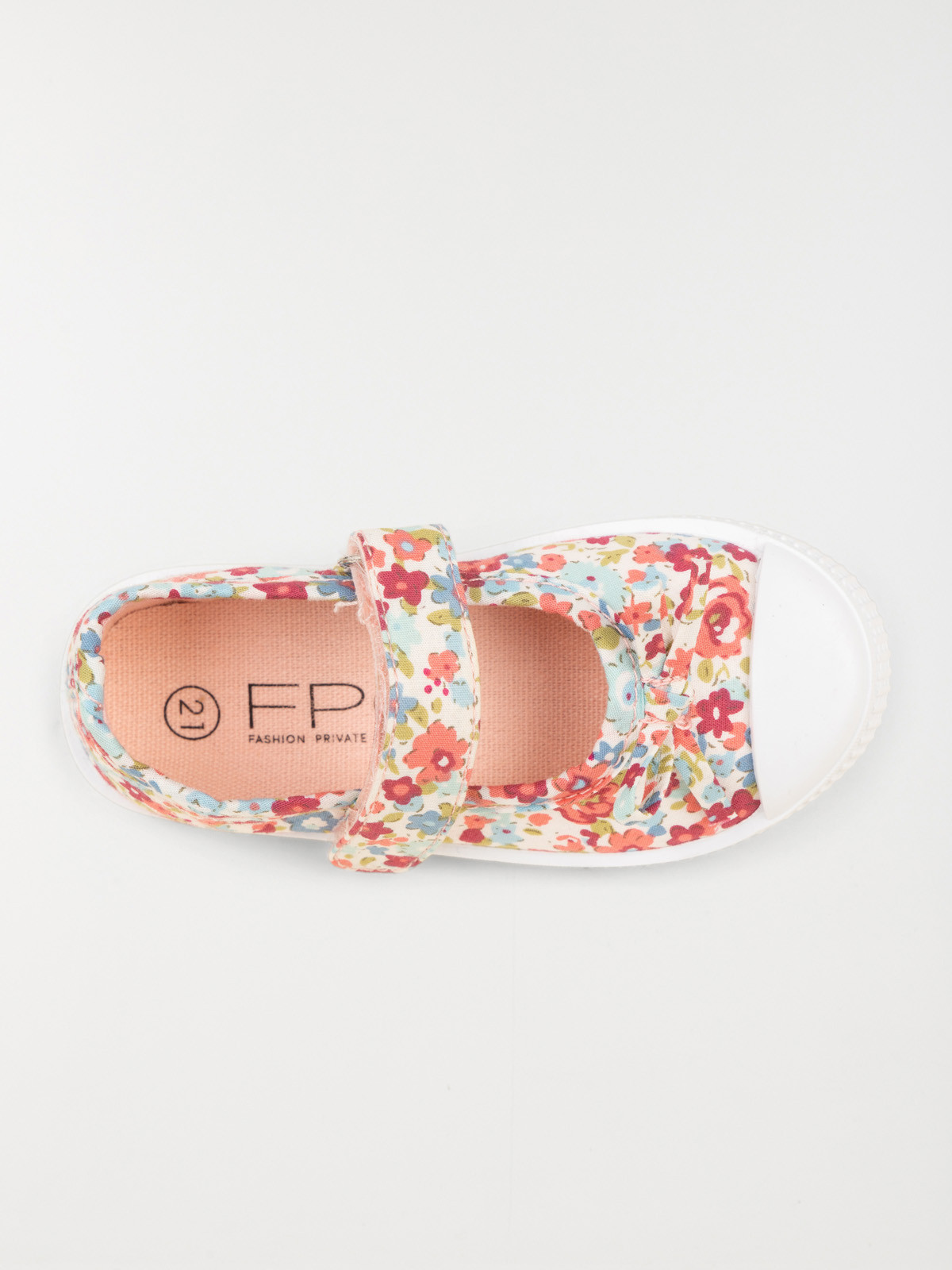 Tennis fleurie toile noeud fille (24-30) Tennis fleurie toile noeud fille (24-30)