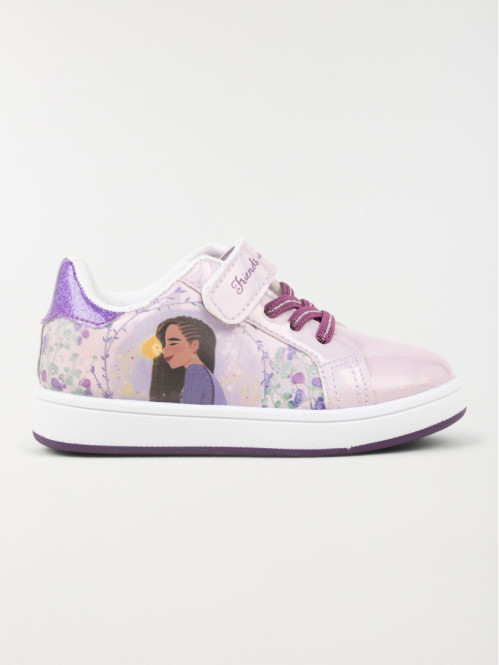 Basket WISH fille lilas (24-30)