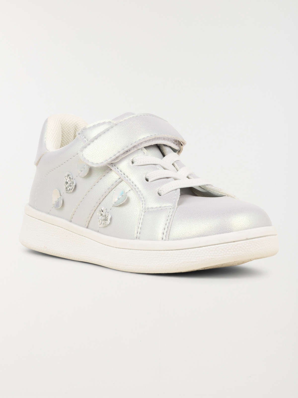 Baskets argentées fille (24-30) Baskets argentées fille (24-30)