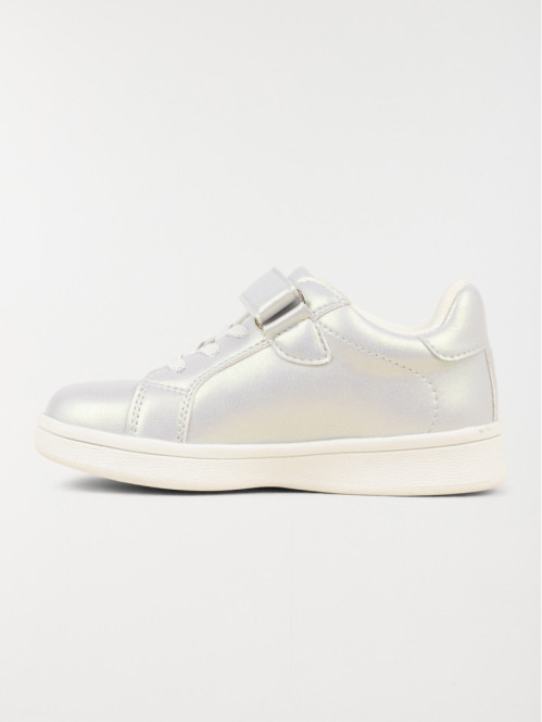 Baskets argentées fille (24-30) Baskets argentées fille (24-30)