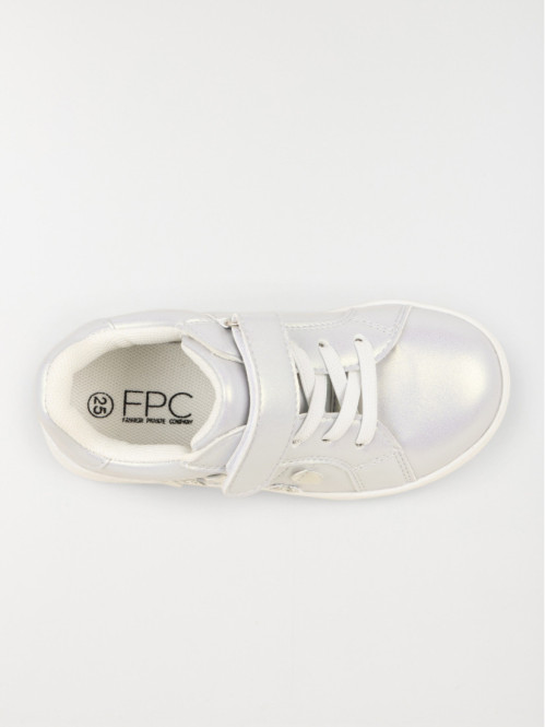 Baskets argentées fille (24-30) Baskets argentées fille (24-30)