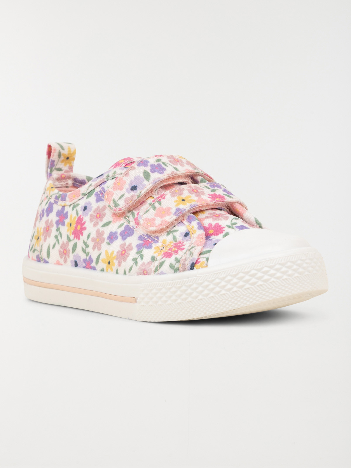 Tennis toile fille fleurie (24-30) Tennis toile fille fleurie (24-30)