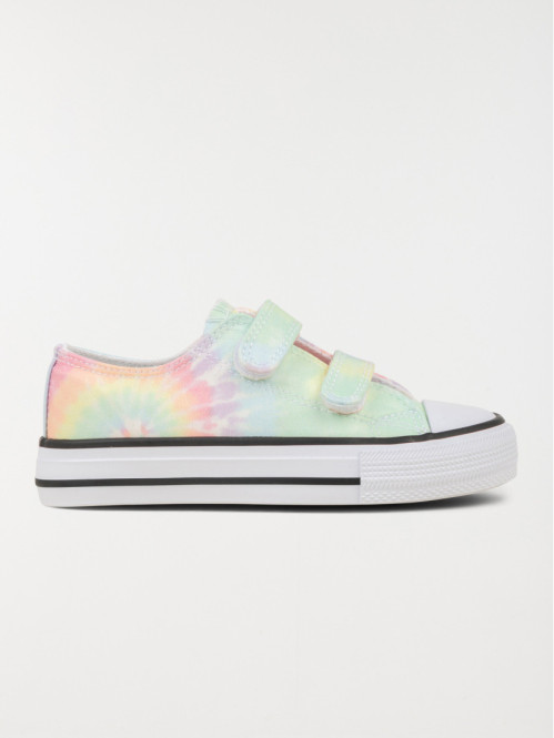 Tennis toile multicolore fille (24-30)