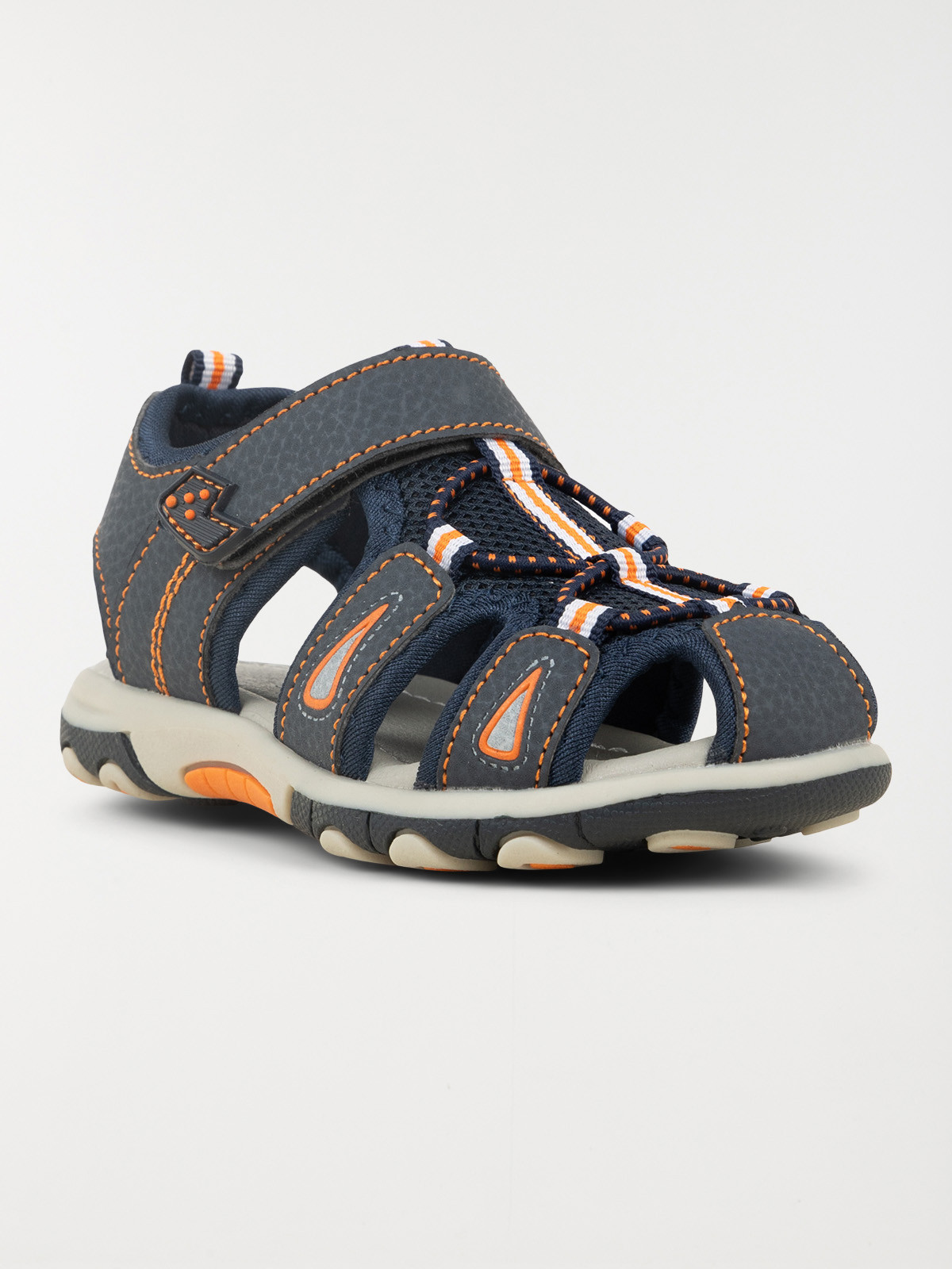 Sandale navy et orange garçon (24-30)