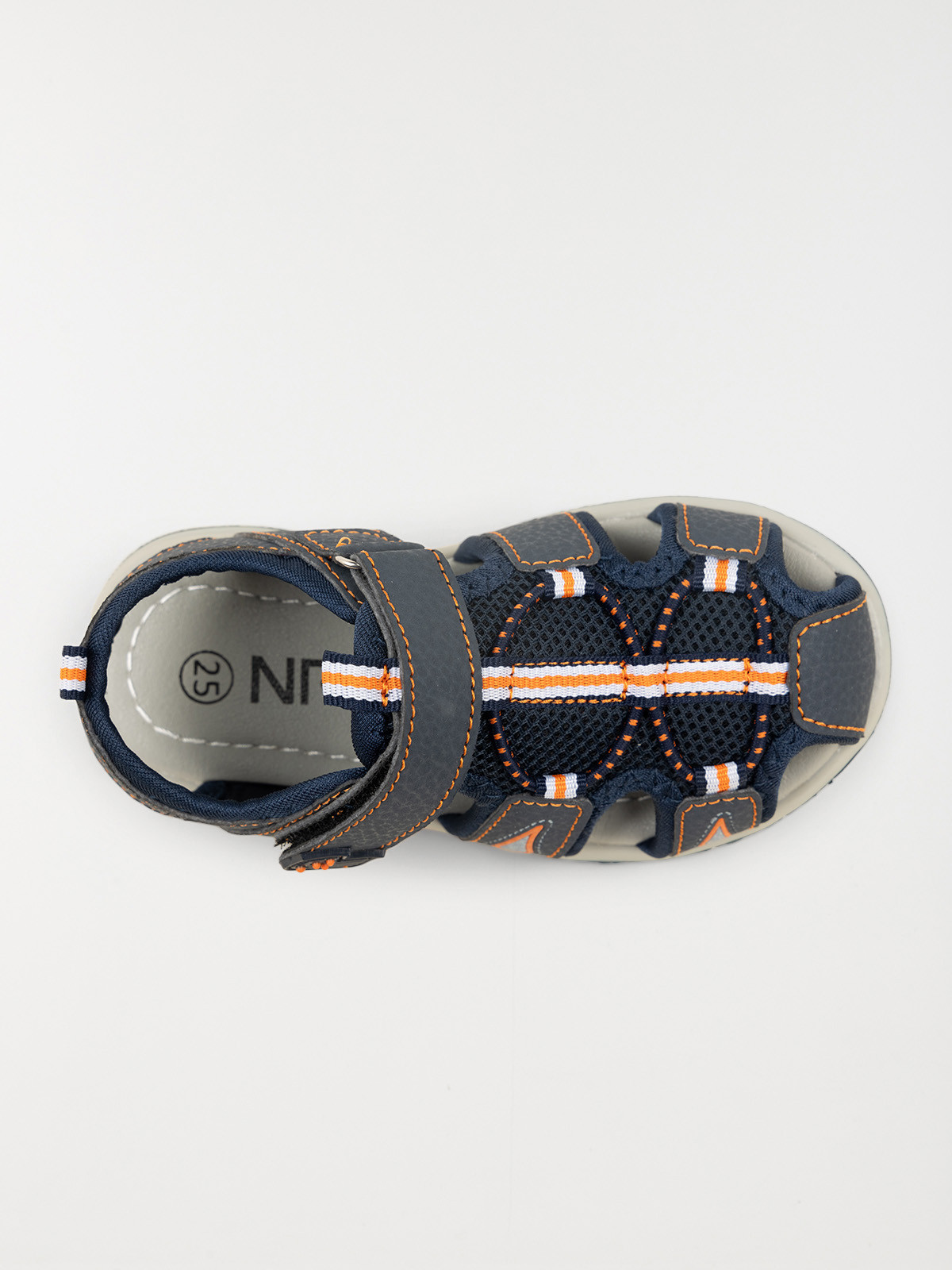 Sandale navy et orange garçon (24-30)