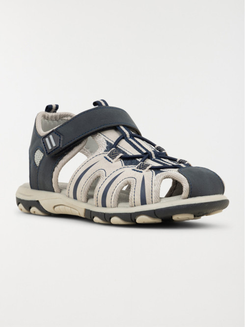 Sandale navy et grise garçon (24-30)