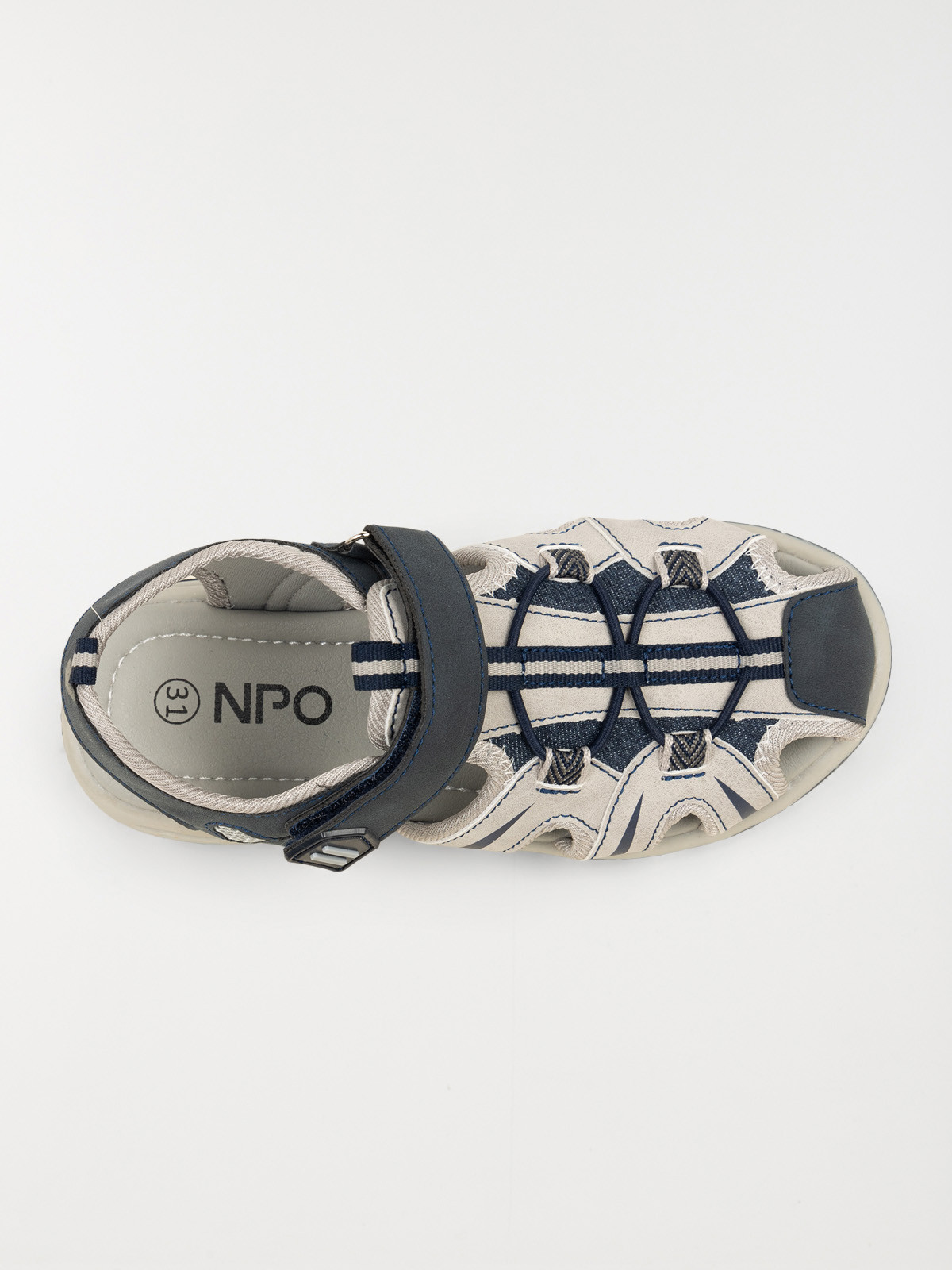 Sandale navy et grise garçon (24-30)