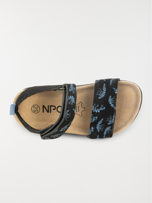 Nu-pied noir dinosaure garçon (24-30)