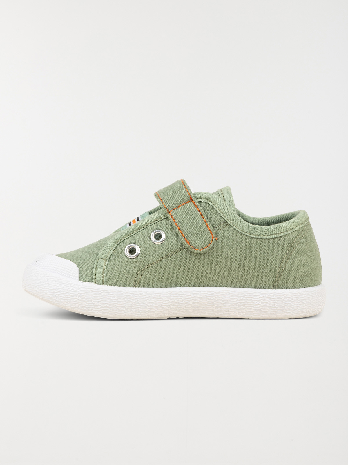 Tennis toile scratch garçon vert (24-29)