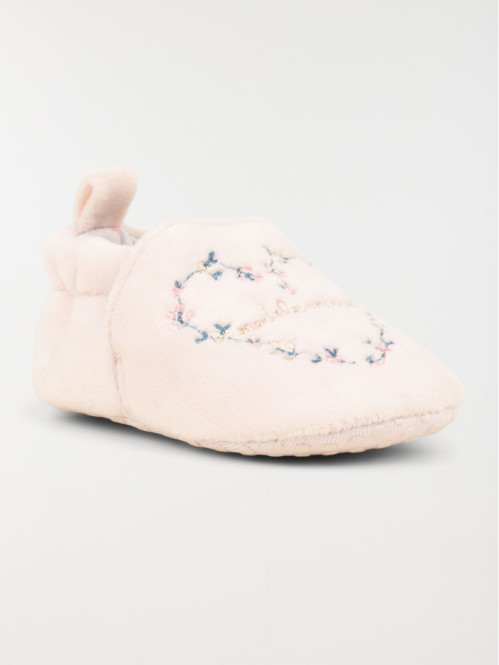 Bottons fleurs brodées fille (16-20)