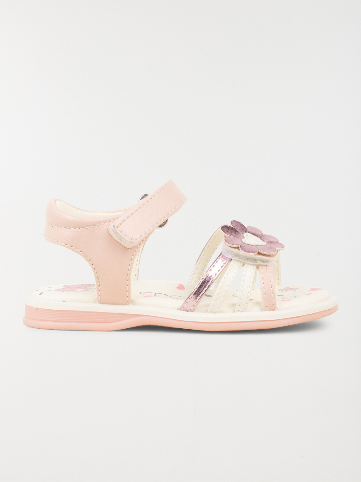 Sandale fleur rose fille (19-23)